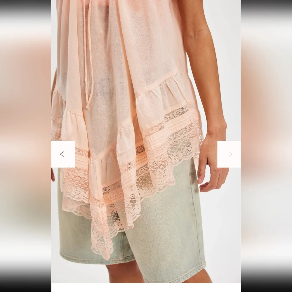 NWT FREE PEOPLE Coretta Tunic Size SMALL - Picture 3 of 6